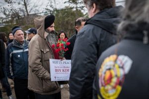 Man at vigil for taxi driver suicides