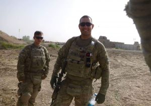 Jeffrey Machado, one of the lead plaintiffs, while serving in Afghanistan.